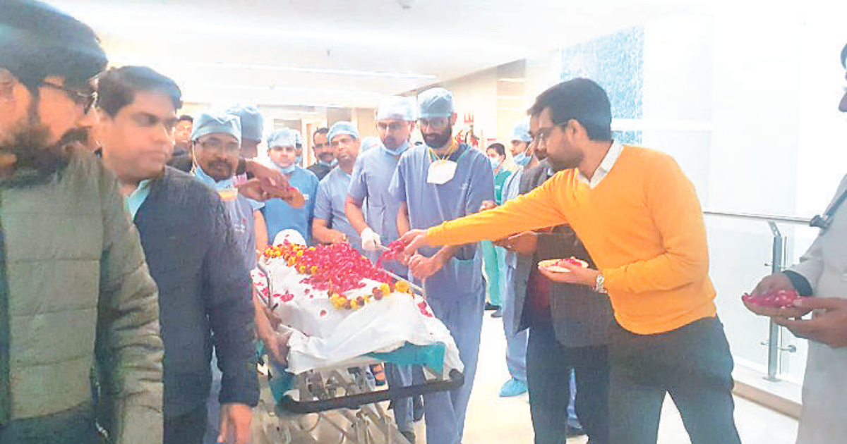 21-yr-old brain dead Sikar boy gives life to four, donates organs